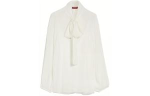 MaxMara Футболка Women's White V-образный вырез Moderate Others