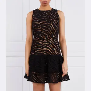 Платье с люверсами slvls rfl Michael Kors, черный