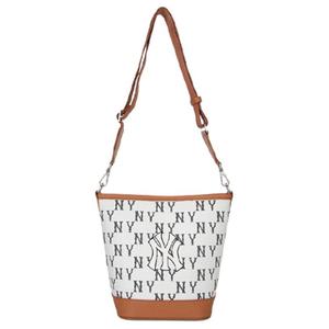 MLB Полиэстеровая сумка ведро через плечо на пояс женская белая