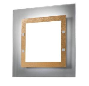 Потолочный светильник Lumicom Florence, 41x6x41 см, золотой