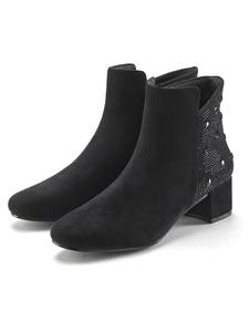 Ботильоны LASCANA, цвет schwarz/glitzer