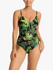 Купальник Sea Level Lotus Tie Front DD/E One Piece, цвет lotus tie front dd/e one piece swimsuit