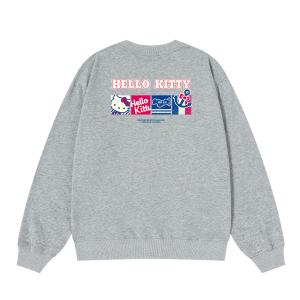 Худи HelloKitty Hello Kitty SS25 Unisex Sanrio, серый