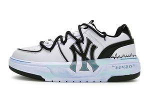 Кроссовки MLB Chunky Liner Skateboarding Shoes Unisex Low-top Black, синий/черный