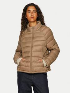 Пуховик стандартного кроя Vila, коричневый