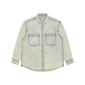 Рубашка с нашивкой логотипа A Bathing APE Aape, синий