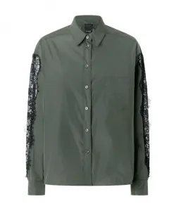 Рубашка Кармита Pinko, зеленый