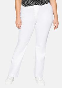 Бенгалинские брюки «Die Bootcut» с узким поясом sheego, белый