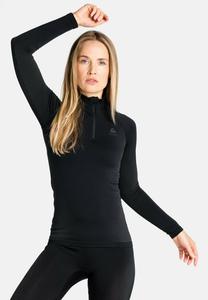 Топ с длинными рукавами TURTLE NECK HALF ZIP PERFORMA ODLO, цвет black