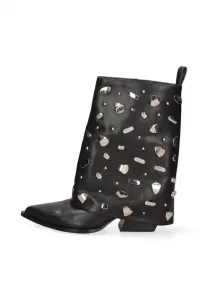 Ковбойские/Байкерские ботильоны Marc Ellis, Black
