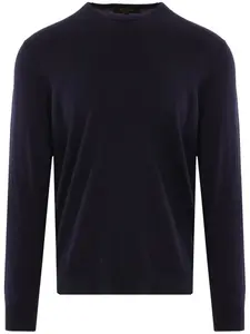 Свитер с круглым вырезом Loro Piana, синий