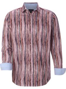 Рубашка на пуговицах классического кроя BABISTA Ursilesti, красный