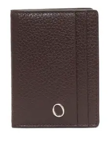 Картхолдер с логотипом Orciani, коричневый