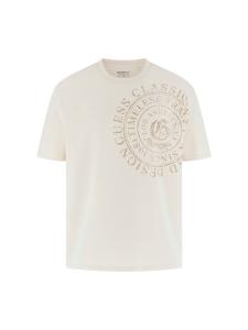 Футболка GUESS, Cream/Dark beige