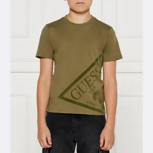 Футболка стандартного кроя Guess, хаки