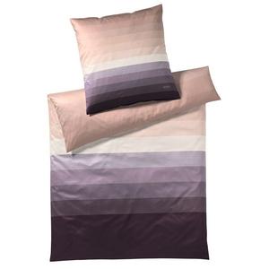 ЙУУП! Сатиновый комплект постельного белья Mako Horizon цвет пудра ягода размер 135х200+40х80 Joop