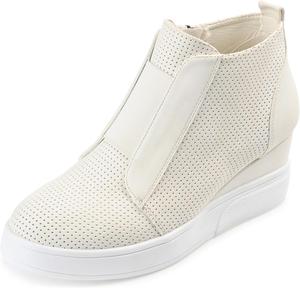 Женские ковбойские сапоги Journee Laramie до колена с высоким каблуком-стилетом, декоративной строчкой, из искусственной кожи с комфортной стелькой Journee Collection, Bone