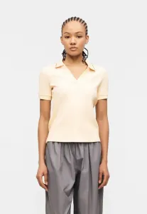 Поло-Рубашка vicaysa с v-образным вырезом Vila, Birch/Olivine