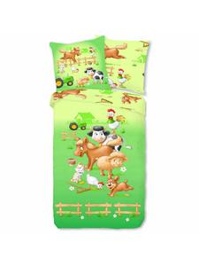 Постельное белье в фермерском стиле с красочными рисунками ESPiCO, 135x200 см (80x80 см)