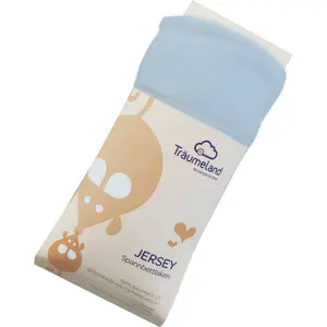 Простыня Träumeland «приятная простыня из мягкого джерси», изготовлена ​​из 100% уютного хлопка, цвет hellgrau