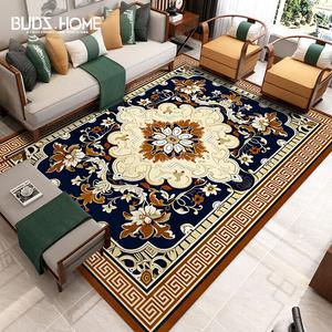 Budis Ковер 100х200 см из искусственной шерсти в скандинавском стиле для гостиной/спальни, ретро, светлый, Yuwei-03 [FYR]