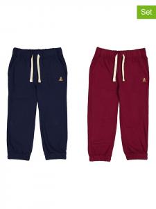 GAP Комплект из 2 штук: спортивные штаны темно-синего/красного цвета