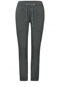 Узкие брюки STREET ONE, темно-зеленый