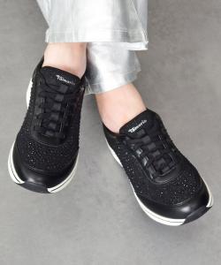 Кроссовки со стразами Tamaris, цвет Bl