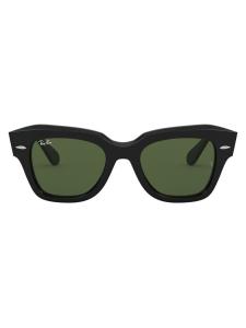 Ray-Ban солнцезащитные очки State Street в квадратной оправе, черный