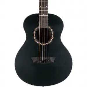 Акустическая гитара Washburn G-Mini 5 BK Travel, матовый черный