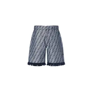 Бермуды из денима FENDI, синий