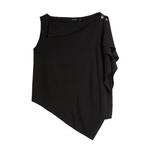 ELLE Футболка Women's Black с лодочкой