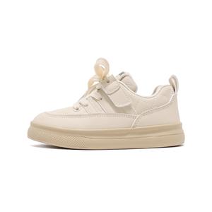 Детские кроссовки для скейтбординга с противоскользящим и износостойким балансом и низким верхом ASK, бежевый/желтый