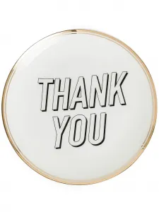 Набор thank you из шести тарелок, 17 см, Bitossi Home, белый