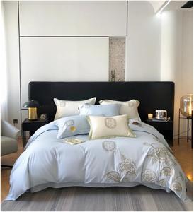 Generic Комплект постельного белья французский винтажный цветочный вышитый хлопковый