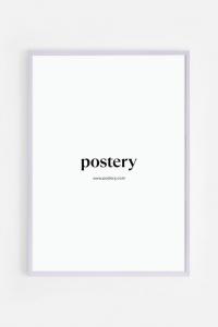 Деревянная рамка для фотографий Postery, 50x70 см, фиолетовый