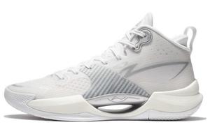 Супер легкие баскетбольные кроссовки мужские среднего размера белые Lining