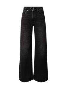 Джинсы с широкими штанинами WEEKDAY Paz, Black denim