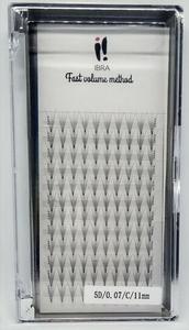 Метод быстрого объема 5D 0,07 C 11 мм Ibra, Lashes
