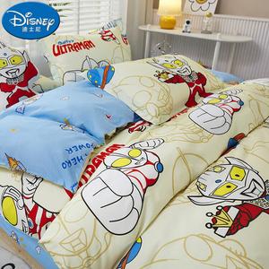 Disney Комплект постельного белья 3 предмета, простыня 135 см, пододеяльник 150x200 см, хлопок, цвет бежевый