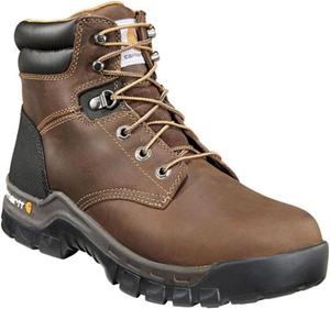 Рабочие ботинки Carhartt Footwear CMF6066 коричневого цвета Work-Flex высотой 6 дюймов, Brown Oil Tanned Leather