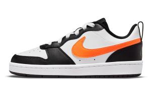 Кроссовки Nike Court Borough 2 Low White Black Orange GS