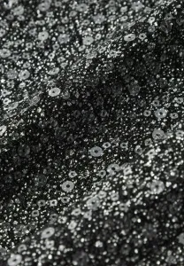 Широкие блестящие брюки Name It, Black