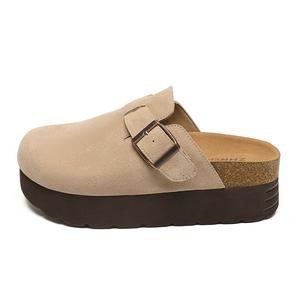 ZHR Женские противоскользящие закрытые тапочки с устойчивостью к истиранию абрикос, цвет Apricot