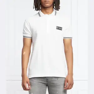 Рубашка-Поло прямого кроя досада Les Hommes, белый