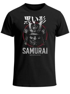 Neverless Футболка 'Samurai' в черном цвете