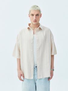 Повседневная рубашка VAMOS CLO Comfort fit Button Up Shirt, бежевый