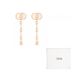 DIOR Серьги металлические Women's Rose Gold