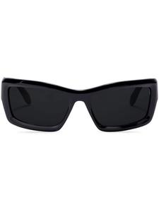 Palm Angels Eyewear солнцезащитные очки Adin в прямоугольной оправе, черный