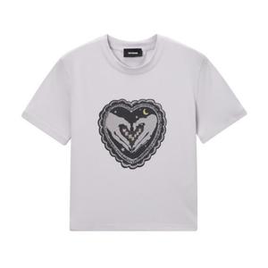 Обычная футболка женская WE11DONE, серый